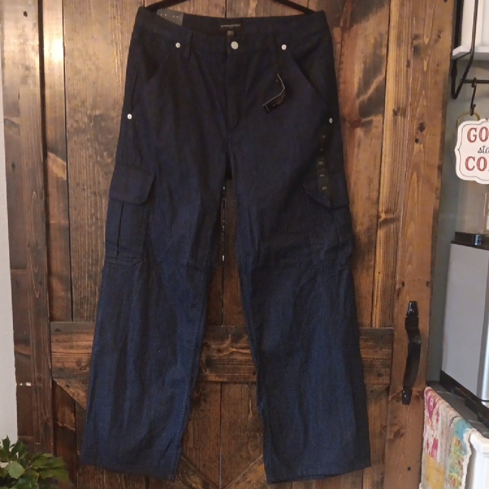 Dark Blue Cargo Pants